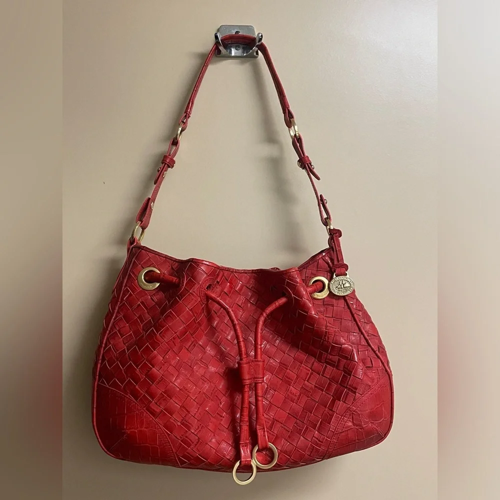 COPY - NWOT Brahmin Red Dragon Braided Handbag - Picture 1 of 10